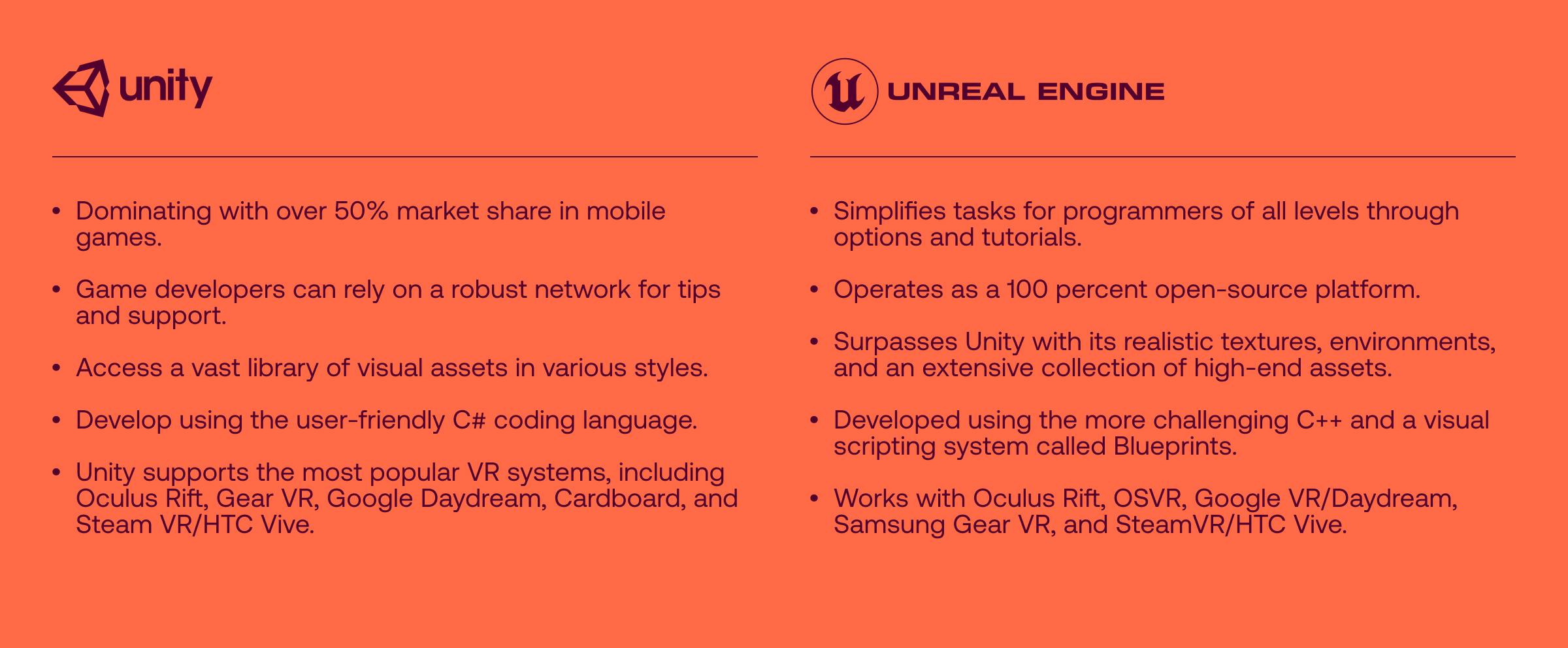 how to choose an engine for vr